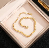 AD Zircon Anti Tarnish Tennis Bracelet