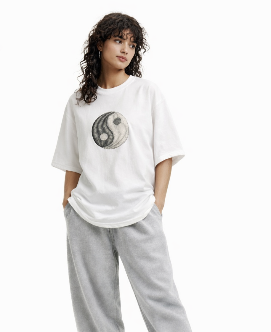FO Balance Dropshoulder Tee - Ying Yang