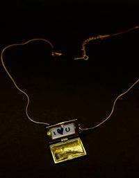 FO Pearl Locket Neckpiece – Gold