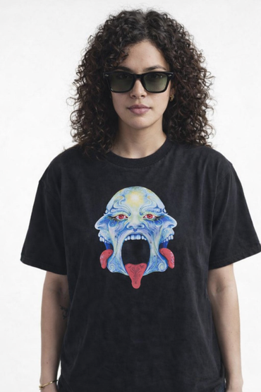 The Cosmic Howl Cotton Tee