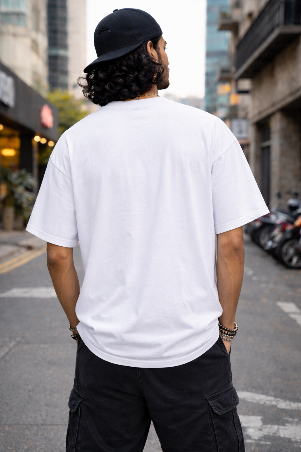 FO Golden Grin Cotton Drop-Shoulder Tshirt