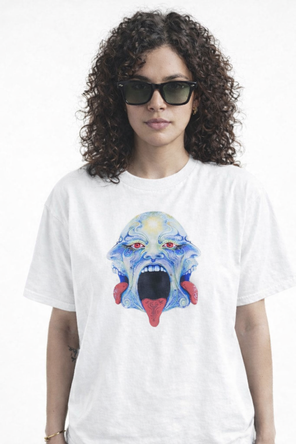 The Cosmic Howl Cotton Tee