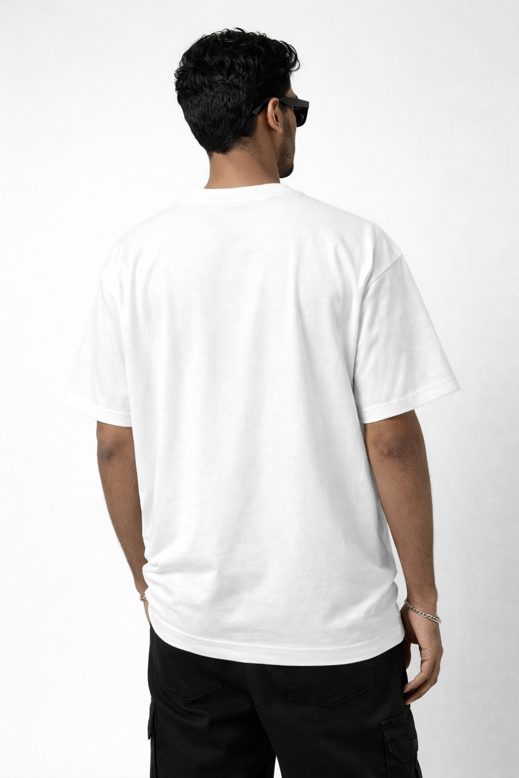 FO Shadow Grin Graphic Printed Drop Shoulder Tee