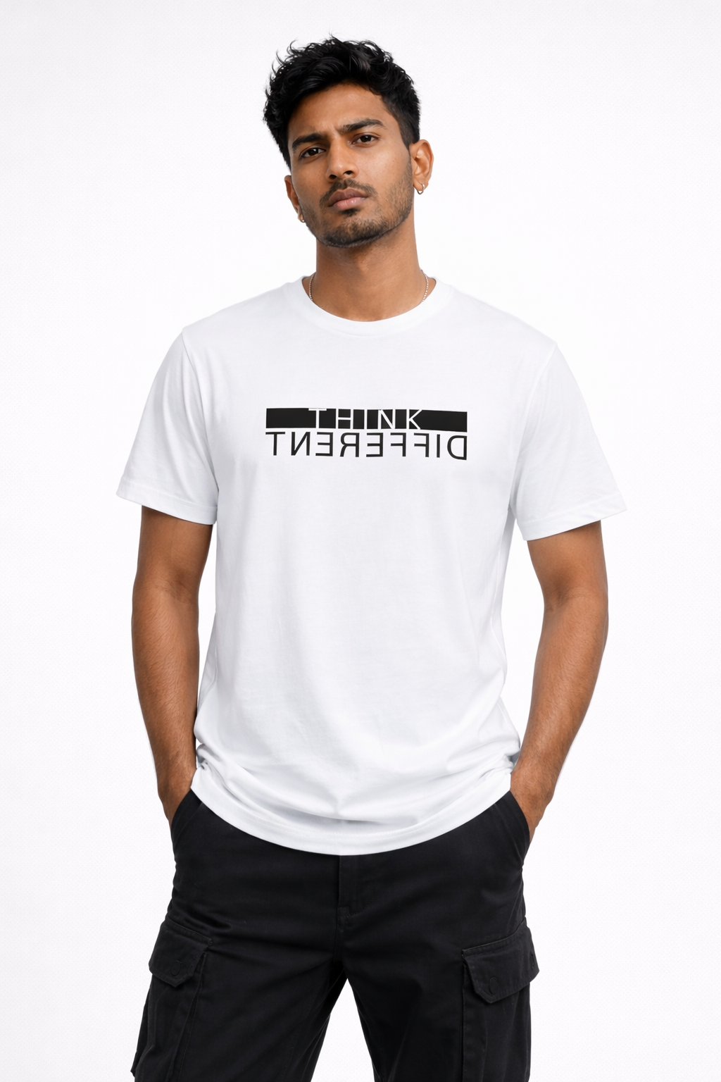FO Think Different Cotton Printed Tee