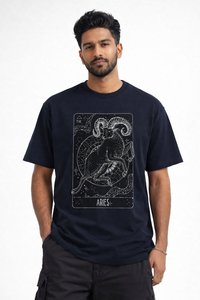 FO Aries Constellation Drop Shoulder Tee