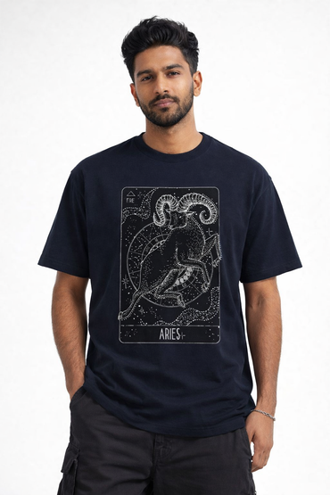 FO Aries Constellation Drop Shoulder Tee