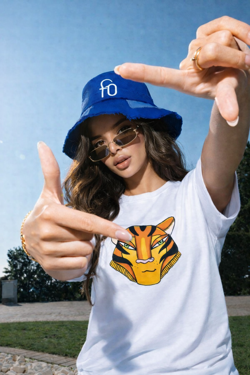 FO Fierce Gaze Cotton Tee - White