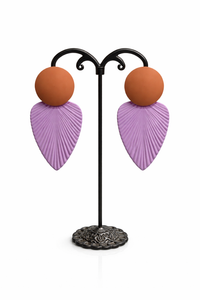 FO Lavender Statement Danglers