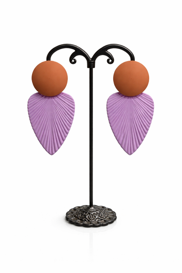 FO Lavender Statement Danglers