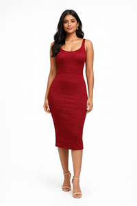 FO Crushed Lycra Bodycon Dress