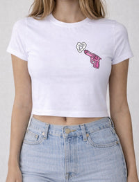 FO Love Shot Baby Tee – White