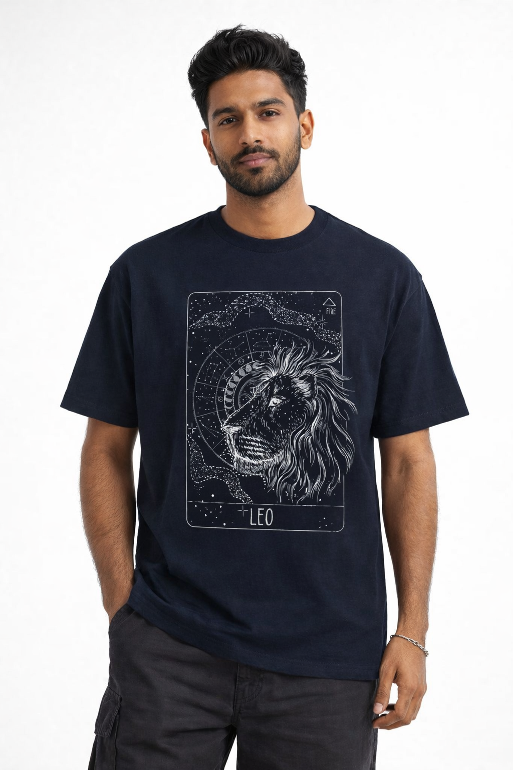 FO Leo Constellation Drop Shoulder Tee