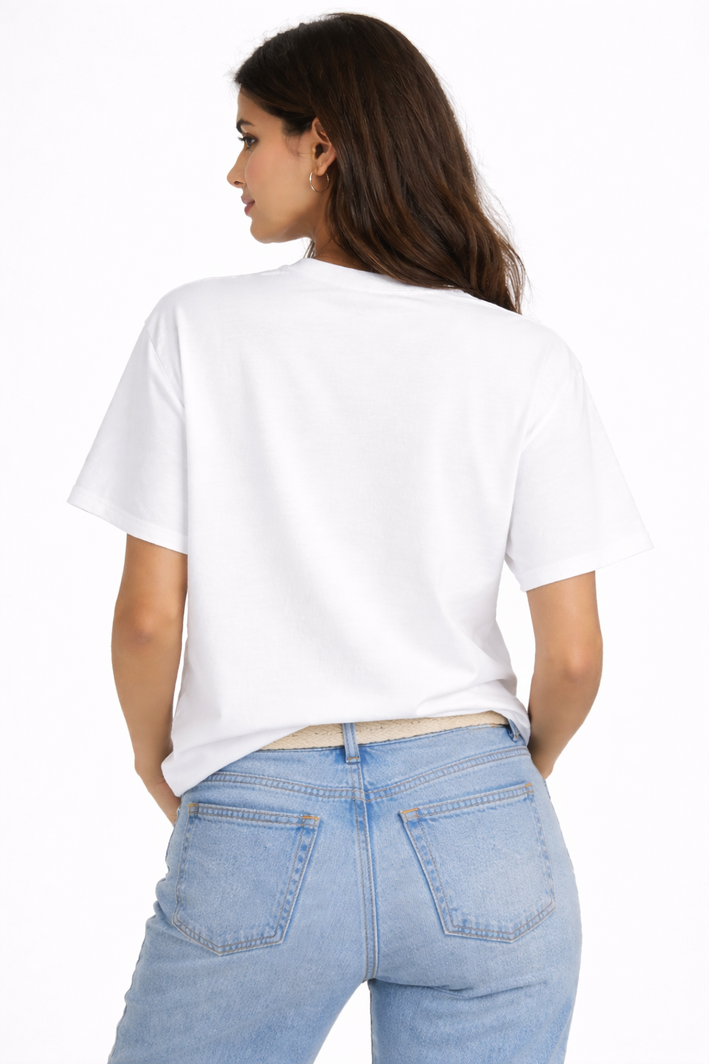FO Make Love Drop-Shoulder Tee – White