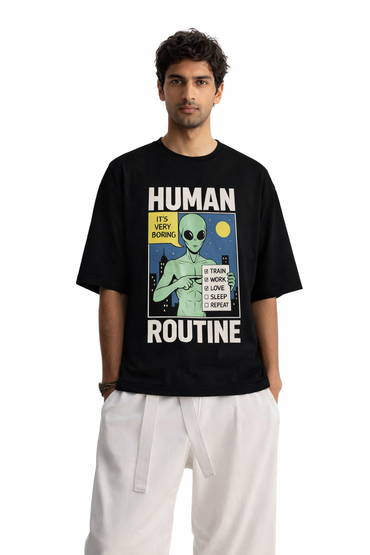 FO Alien Routine Drop Shoulder Tee