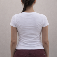 FO Celestial Balance Baby Tee – White