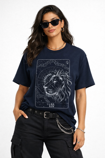 FO Leo Constellation Drop Shoulder Tee